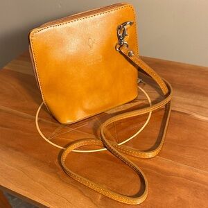 Italian leather handbag